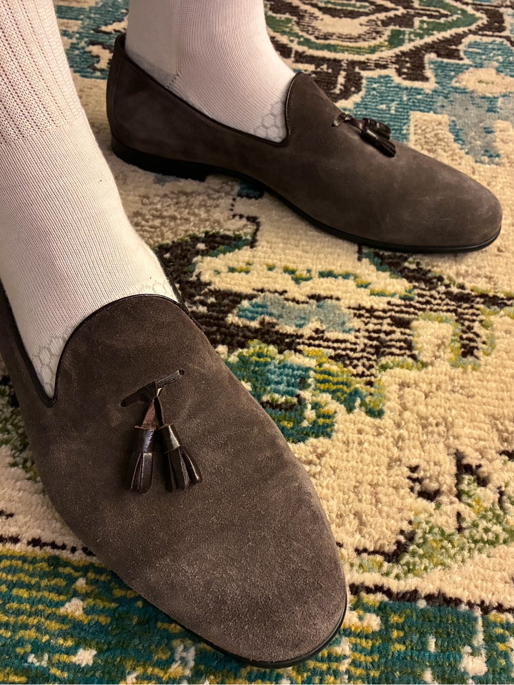 Doucal's Suede Tassel Loafers - Picture 9 of 9